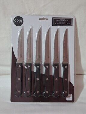 New Core Home 6pc Steak Knife Set